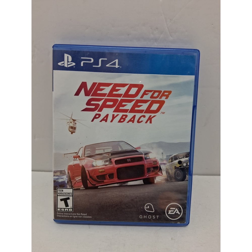 Need for Speed Payback Sony PlayStation 4 PS4 EA Ghost Racing Game Disc CIB